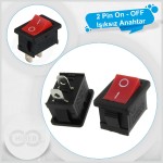 2Pin Işıksız On OF Anahtar 2Pin Işıksız On OF Anahtar