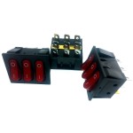 Üçlü Işıklı Anahtar 250V/15A Üçlü Işıklı Anahtar 250V/15A