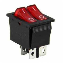 4 Pin İkili Işıksız Anahtar On-Off 250V/16A