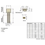 BC327 Transistör Bjt Pnp TO-92 500mA, 45V BC327 Transistör Bjt Pnp TO-92 500mA, 45V