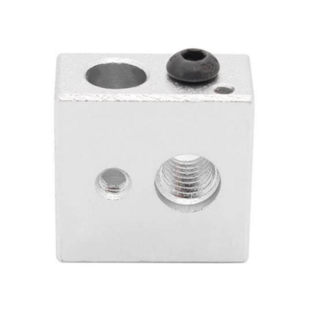 3D Alüminyum Isıtıcı Bloğu - 20x20x10 mm 3D Alüminyum Isıtıcı Bloğu - 20x20x10 mm