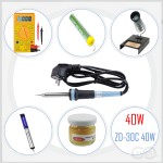 40W Kalem Havya Lehim Makinesi Tamir Seti Kalemi Pc Tv Set