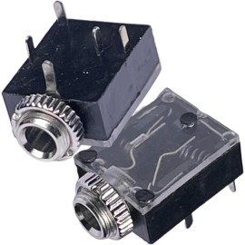 3.5mm Stereo Jack Dişi Somunlu (Şase Tip)
