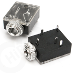 3.5mm Stereo Jack Dişi Somunlu (Şase Tip) 3.5mm Stereo Jack Dişi Somunlu (Şase Tip)
