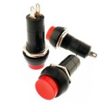 Push Buton Yuvarlak Kalıcı Kırmızı Push Buton Yuvarlak Kalıcı Kırmızı