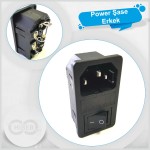 Power Şase Erkek Anahtarlı Sigorta Yuvalı Power Şase Erkek Anahtarlı Sigorta Yuvalı