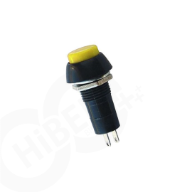 Push Buton Yuvarlak Kalıcı Sarı