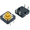 12x12 7.3mm Tact Push Button Switch Sarı