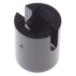 Buton Kapagı Siyah 6x6MM