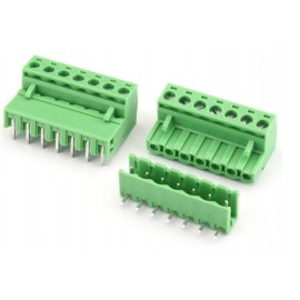 7 pin 5.08mm 90° Klemens Takım