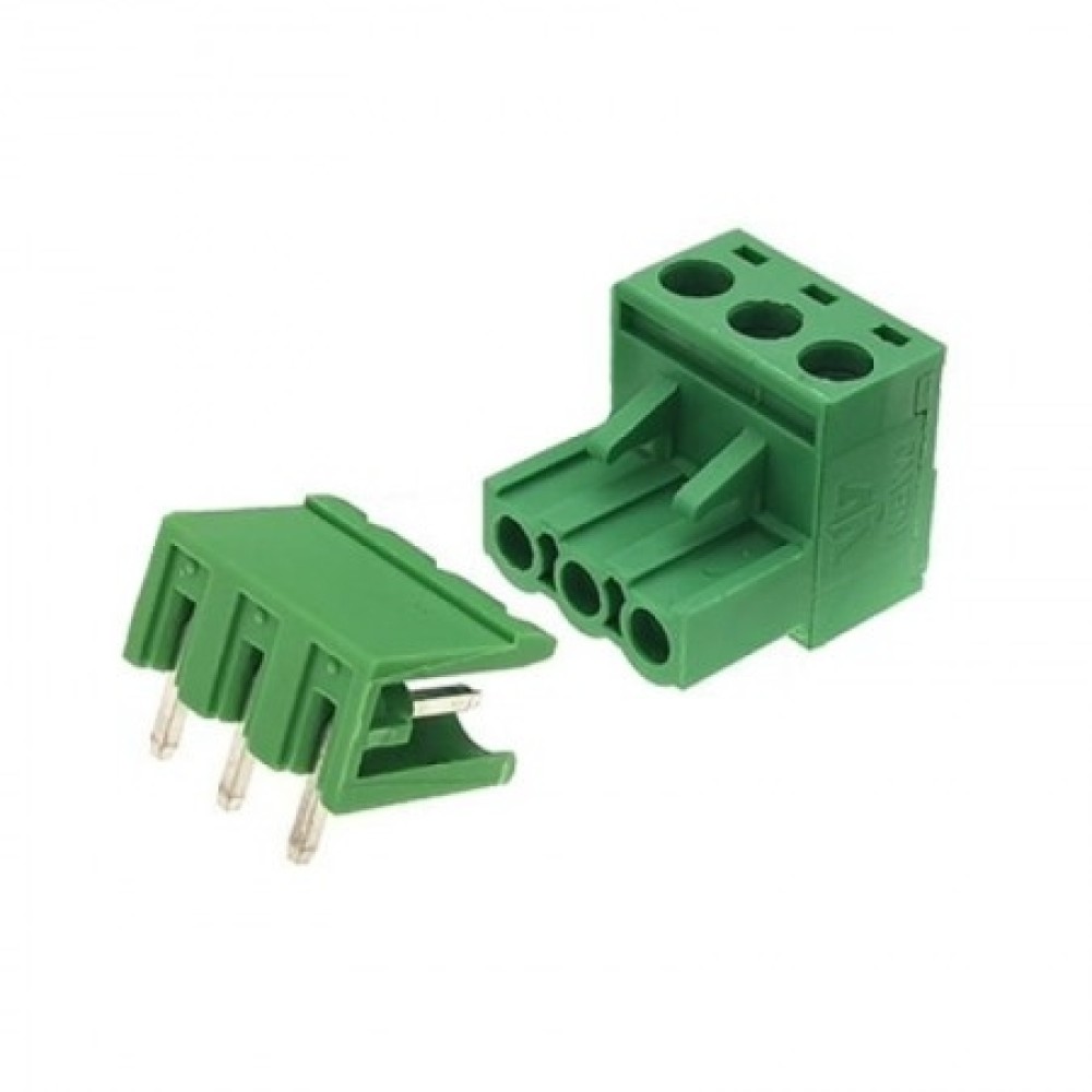 3 pin 5.08mm 90° Klemens Takım