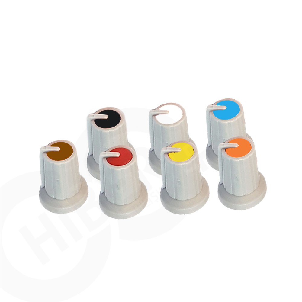 Potansiyometre Başlığı 7'li Set Potansiyometre Başlığı 7'li Set