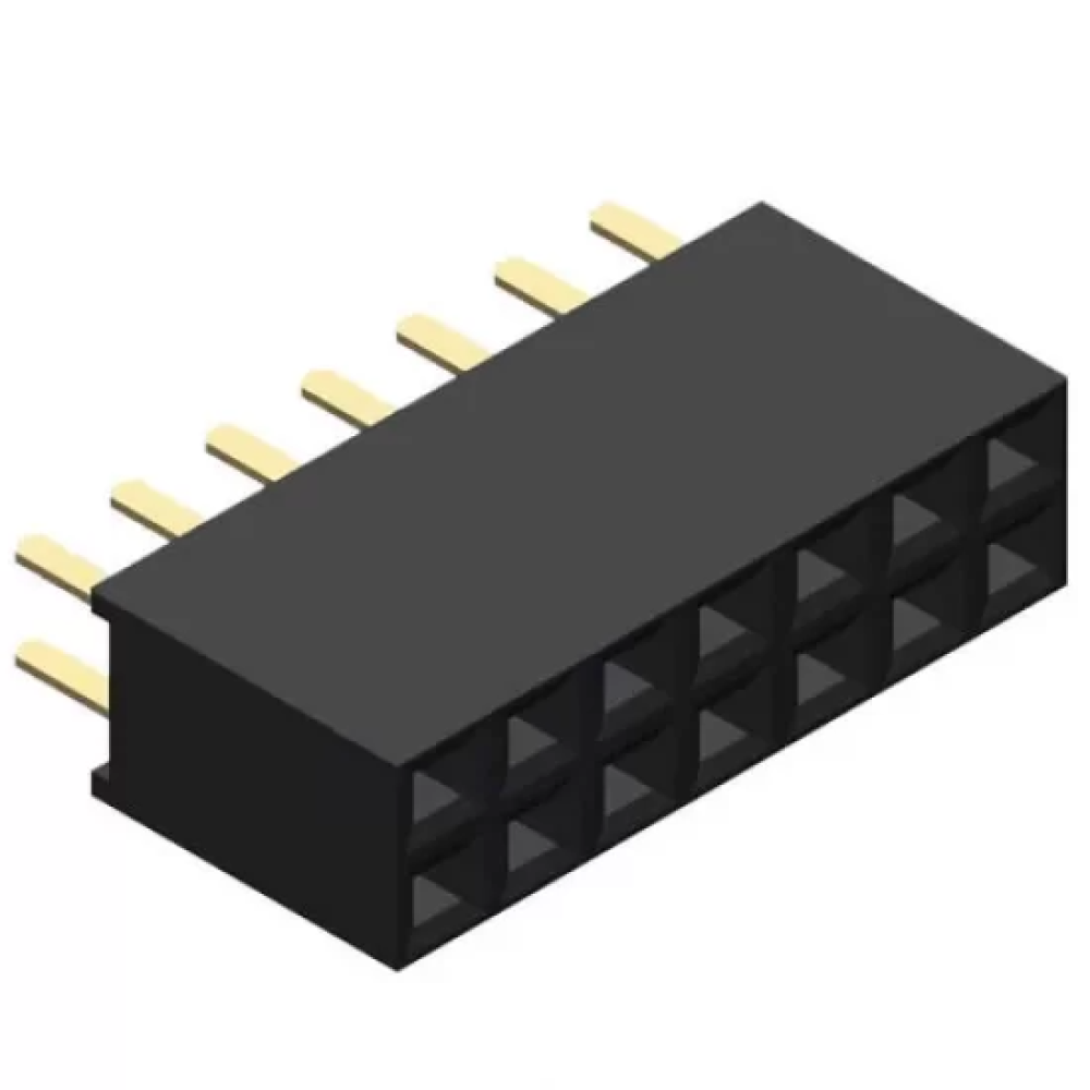 2x7 Pin Dişi Header 2.54mm 180 Derece 2x7 Pin Dişi Header 2.54mm 180 Derece