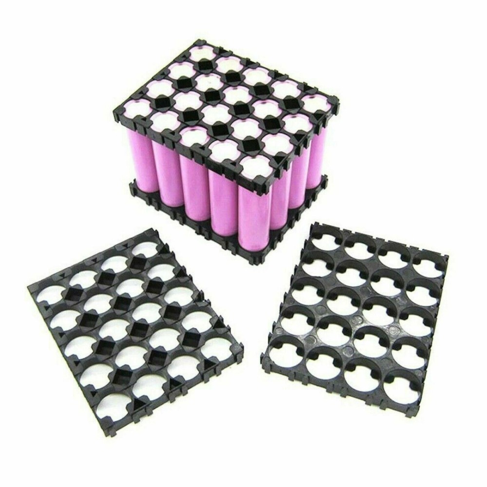 4x5 Hücre 18650 Lityum Pil Spacer ABS Plastik Tutucu 4x5 Hücre 18650 Lityum Pil Spacer ABS Plastik Tutucu