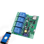 WiFi Röle Modülü  Akıllı Ev Mobil Aplikasyonu ile  Röle Kontrolü 220V 4 kanal WiFi Röle Modülü  Akıllı Ev Mobil Aplikasyonu ile  Röle Kontrolü 220V 4 kanal