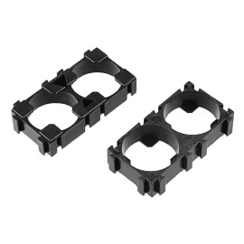 1x2 Hücre 18650 Lityum Pil Spacer ABS Plastik Tutucu