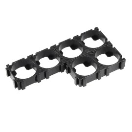 1x2 Hücre 18650 Lityum Pil Spacer ABS Plastik Tutucu