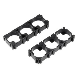 1x3 Hücre 18650 Lityum Pil Spacer ABS Plastik Tutucu
