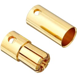 Banana Bullet Plug 6.5mm - 1 çift