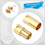 Banana Bullet Plug 6.5mm - 1 çift Banana Bullet Plug 6.5mm - 1 çift