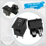 4 Pin ON OFF Anahtar 4 Pin ON OFF Anahtar