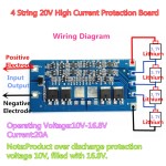4S 20A BMS şarj pil koruma (Li-Ion lityum 18650) 4S 20A BMS şarj pil koruma (Li-Ion lityum 18650)