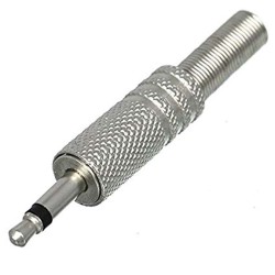 3.5mm Mono Metal Konnektör