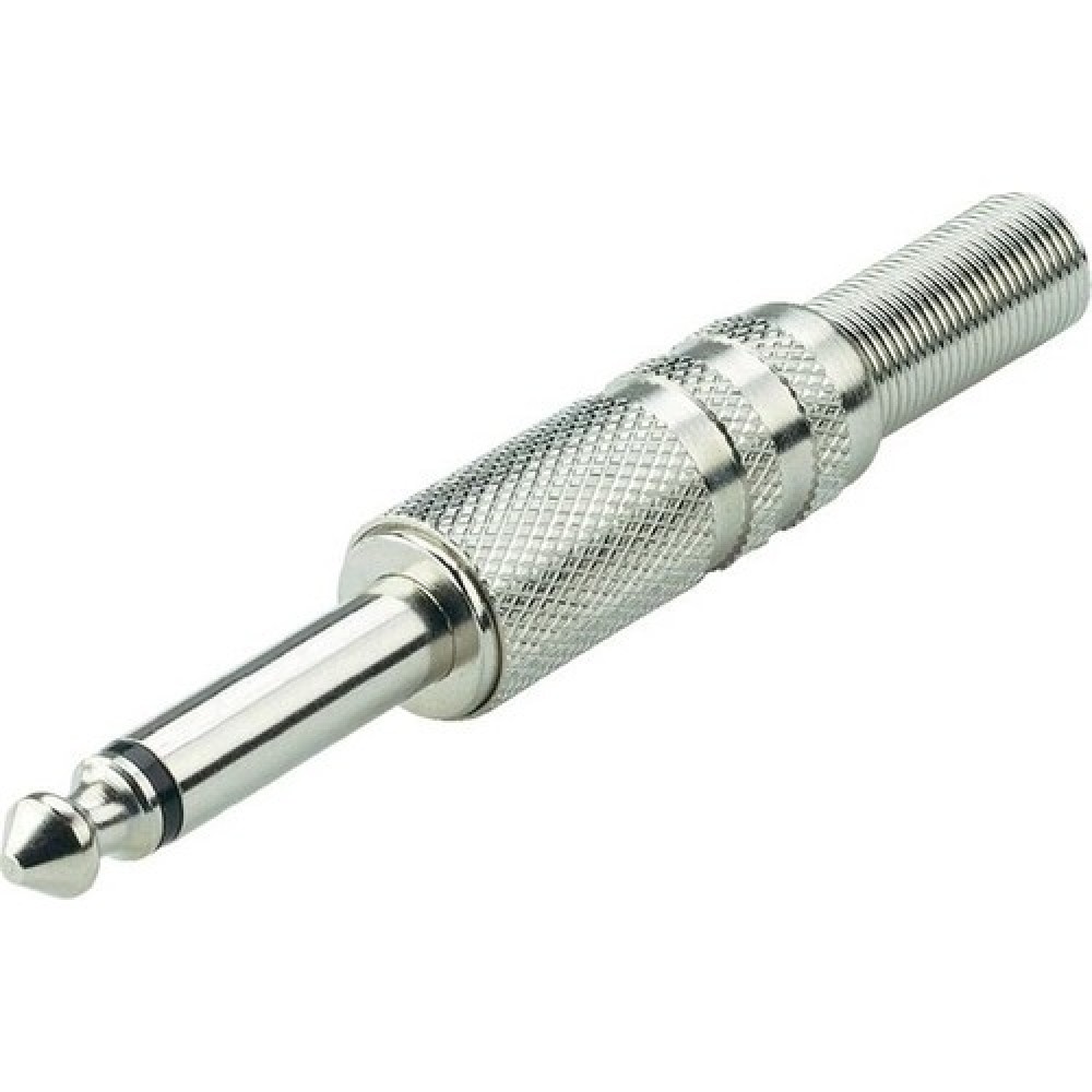 6.3mm Mono Jak Erkek Metal