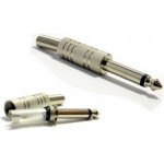 6.3mm Mono Jak Erkek Metal