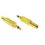 3.5mm Mono Jak Metal Gold 3.5mm Mono Jak Metal Gold