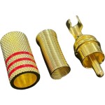 RCA Erkek Tos Jak Metal (3 Çizgili Kırmızı) RCA Erkek Tos Jak Metal (3 Çizgili Kırmızı)