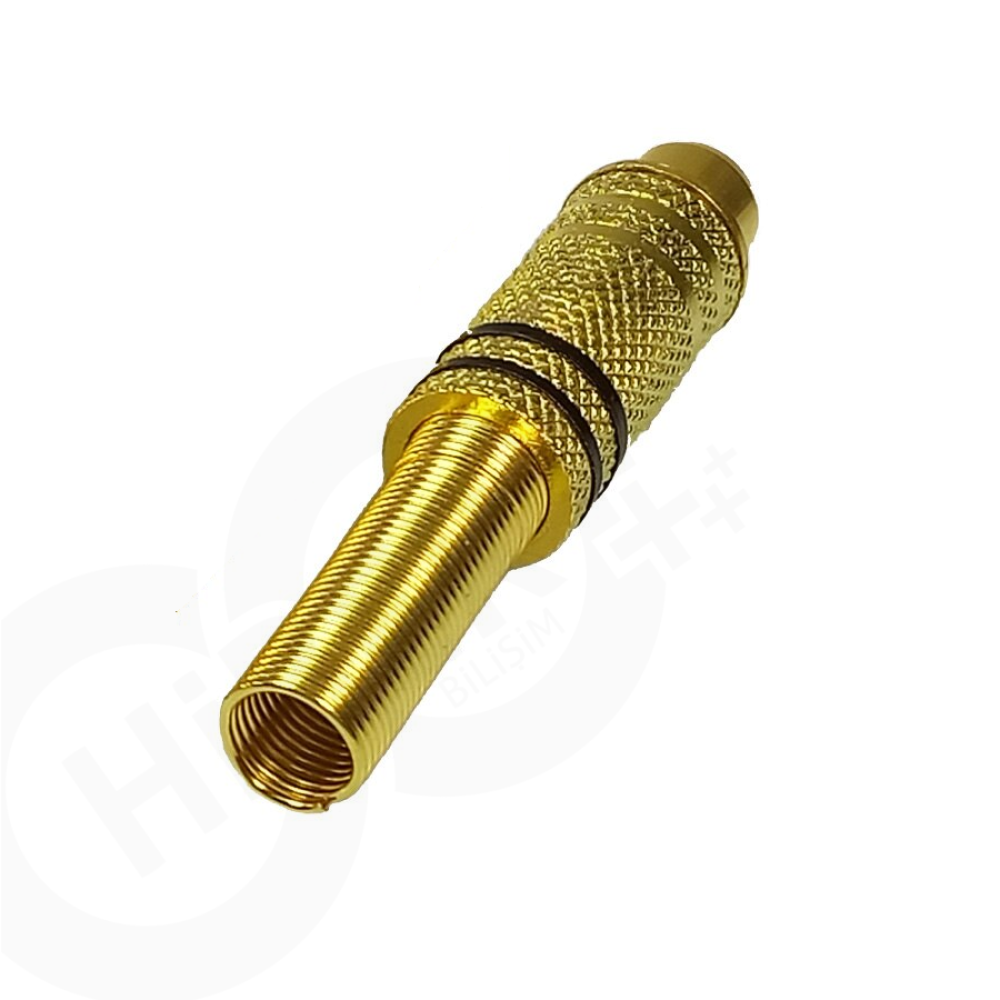 Siyah Çizgili RCA dişi ses konnektörü Siyah Çizgili RCA dişi ses konnektörü