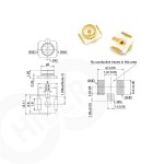 IPX UFL Connector SMT SMD Pcb