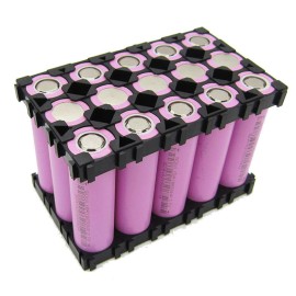3x5 Hücre 18650 Lityum Pil Spacer ABS Plastik Tutucu