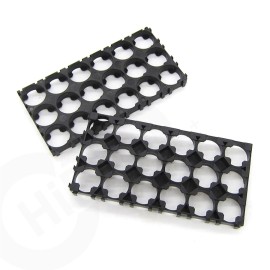 3x6 Hücre 18650 Lityum Pil Spacer ABS Plastik Tutucu
