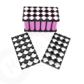 3x6 Hücre 18650 Lityum Pil Spacer ABS Plastik Tutucu