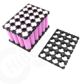 4x6 Hücre 18650 Lityum Pil Spacer ABS Plastik Tutucu