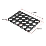 4x6 Hücre 18650 Lityum Pil Spacer ABS Plastik Tutucu 4x6 Hücre 18650 Lityum Pil Spacer ABS Plastik Tutucu