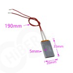 PTC Kuluçka Aliminyum Seramik  ısıtıcı 80°C