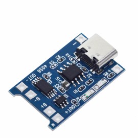 TP4056 1A - Lipo Lithium Şarj Korumalı Modülü Type USB C