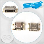 Micro USB Şarj Soketi 5 Pin Female Type B NO:5 Micro USB Şarj Soketi 5 Pin Female Type B NO:5