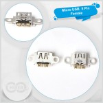 Micro USB Şarj Soketi 5 Pin Female Type B NO:6 Micro USB Şarj Soketi 5 Pin Female Type B NO:6