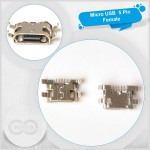Micro USB Şarj Soketi 5 Pin Female Type B NO:8