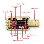CH340G RS232 USB-TTL Seri Haberleşme Modülü