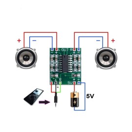 PAM8403 Mini 5V ses dijital amplifikatör
