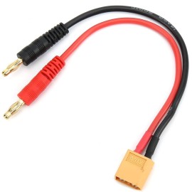 XT60 Şarj Kablosu 14AWG 4.0mm Banana