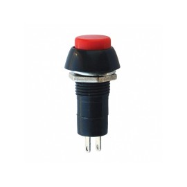 Push Buton Yuvarlak Yalı Kırmızı