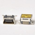 Mini USB Şarj Soketi 5 Pin Female Type B NO:34