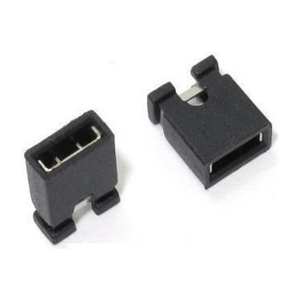 Jumper 2 Pin 2.54MM OPEN 6.0MM Siyah