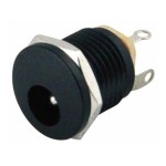 Dc Şase Power Soket  3.5mm Yuvarlak Somunlu